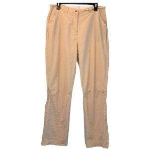 Woolrich Convertible Hiking Pants Khaki Colored Capris Outdoor Gorpcore Size 14